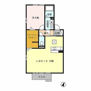 Vivienda・K【B105号室】の間取り