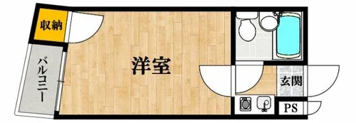 メゾンアリタえびす【2階】の間取り