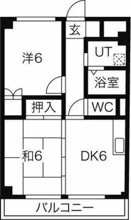 ハウスアベニュー【4階】の間取り