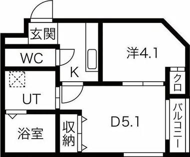 ベルフォート新瑞橋【3階】の間取り