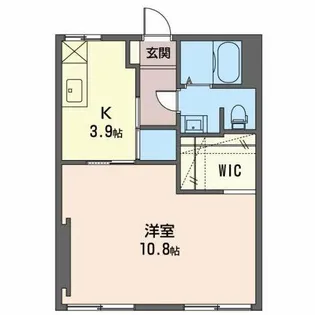 サンシャトー聖【1階】の間取り