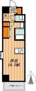 エルミタージュ名駅西【6階】の間取り