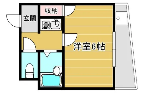 フルブルーム【202号室】の間取り