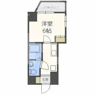 SERENiTE本町reflet【13階】の間取り