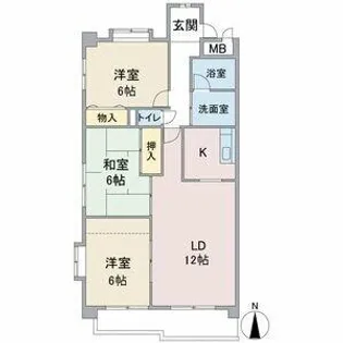 東栄ビル【4階】の間取り