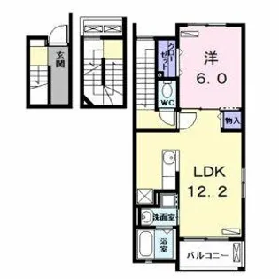 ブランシュシュ【301号室】の間取り