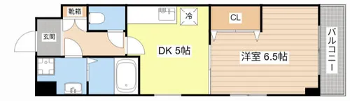 ALTA南草津ビュー【801号室】の間取り