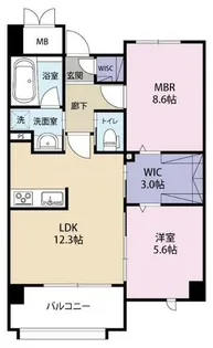 GRAN STELLA NAGAO【202号室】の間取り