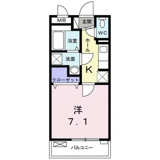 モイ キートス【2階】の間取り