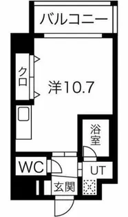 Dolce Vita 新大阪【8階】の間取り
