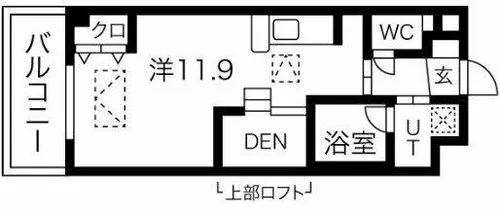 Dolce Vita 新大阪【3階】の間取り