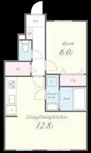 レアルアルカンフォル【1階】の間取り