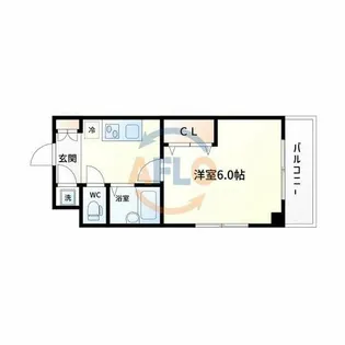 アパルト松崎【5階】の間取り