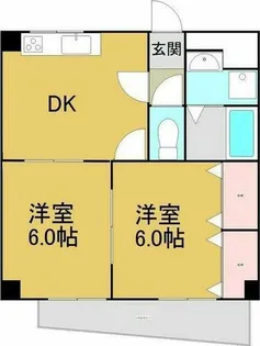 山伝マンション【3階】の間取り