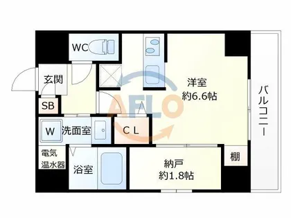 ONLYONE梅田北【7階】の間取り