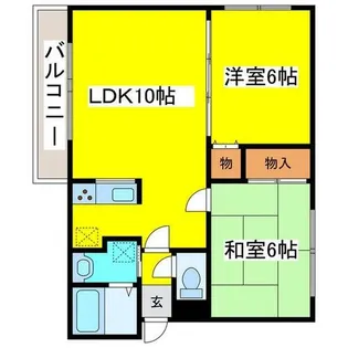 コーラル15【3階】の間取り