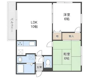 コーラル15【3階】の間取り