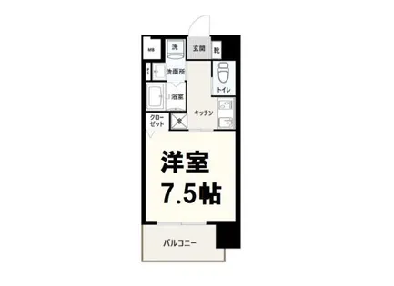 LIVIAZ NAMBA KRASS【3階】の間取り