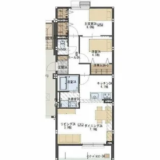 Promenade大幸【2階】の間取り