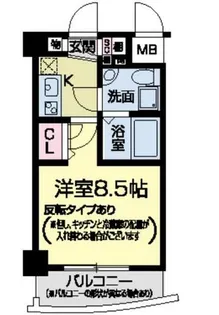 兵庫県西宮市甲子園高潮町【マンション】の間取り