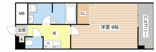 珠光ビル南草津【302号室】の間取り