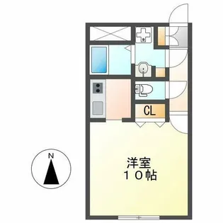 Branche上前津(ブランシェ)【504号室】の間取り