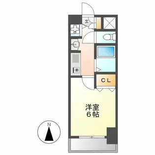 プレサンス桜通アベニュー【202号室】の間取り