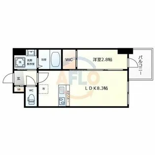セレニテ日本橋エクラ【3階】の間取り