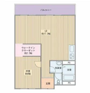 ビラ土山【5階】の間取り