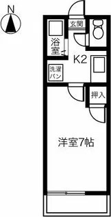 野村グリーンヴィレッジD【105号室】の間取り
