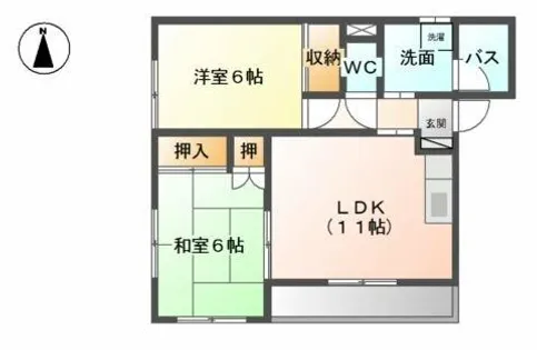 サンシャインK【1階】の間取り