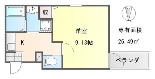 ハーグレジデンス京都御所北【1階】の間取り
