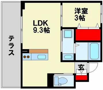 S・ウィットますみ【101号室】の間取り