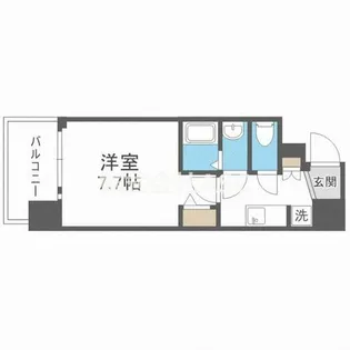 エグゼ上町台【602号室】の間取り
