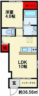 OLIVEⅡ【109号室】の間取り