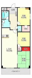 グランドヒルズ【2階】の間取り