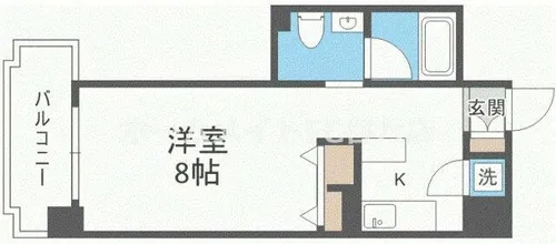 アプリーレ京町堀【6階】の間取り