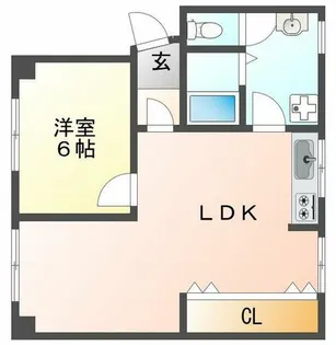 東須磨プラザ【4階】の間取り