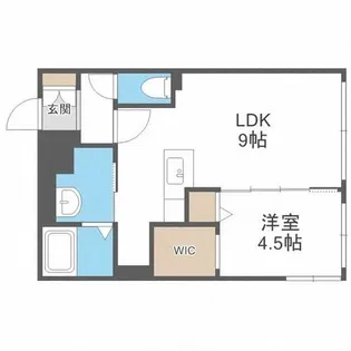 カーサAT美園38【4階】の間取り