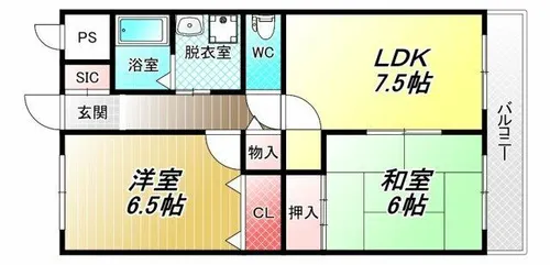 ヴィラサルーテ【1階】の間取り