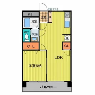 若葉ビル【5階】の間取り