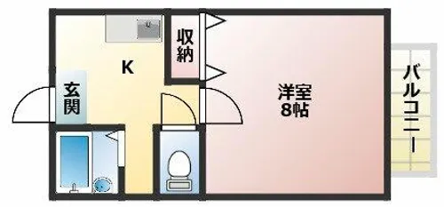 ベルハウス【1階】の間取り
