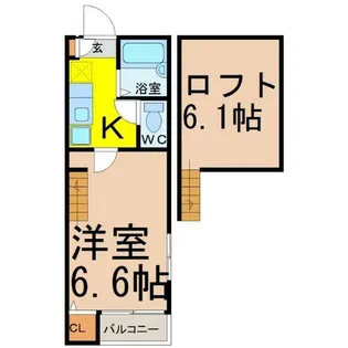 アミティエ本山【2階】の間取り