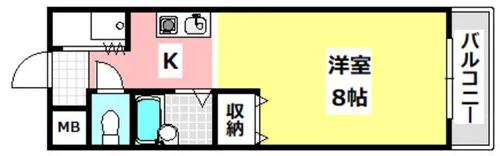 FOREST HILL Ⅱ【3階】の間取り