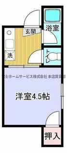 ビラ長居【4階】の間取り
