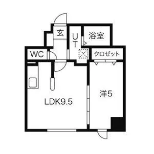 パークヒルズ北円山【8階】の間取り