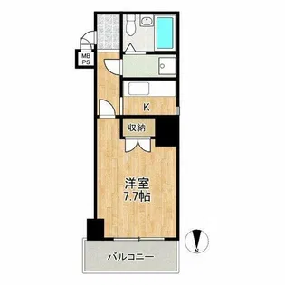 ニューライフ本町【4階】の間取り