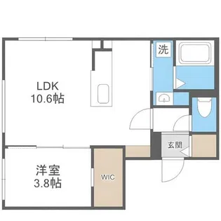 ラ・シュエット元町【3階】の間取り