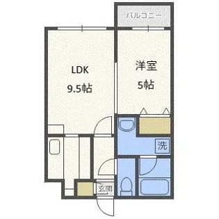 トミイビルNo.20【3階】の間取り