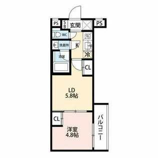 EsTRUTHKYOTOⅡ【1階】の間取り